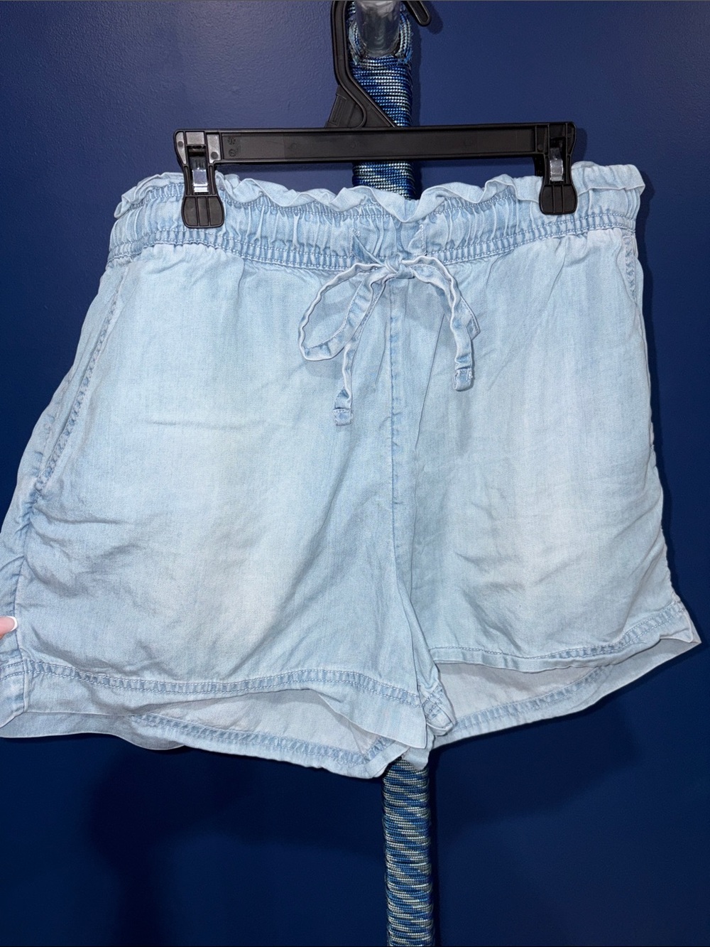 Nicole Miller- Lyocell Paperbag Waist Shorts – Size Large - Picture 3 of 13